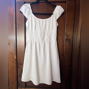 Hollister White Corset Dress